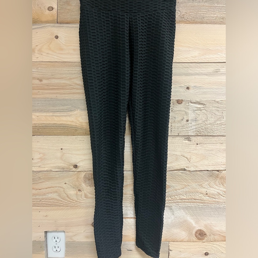 Black Printed Leggings